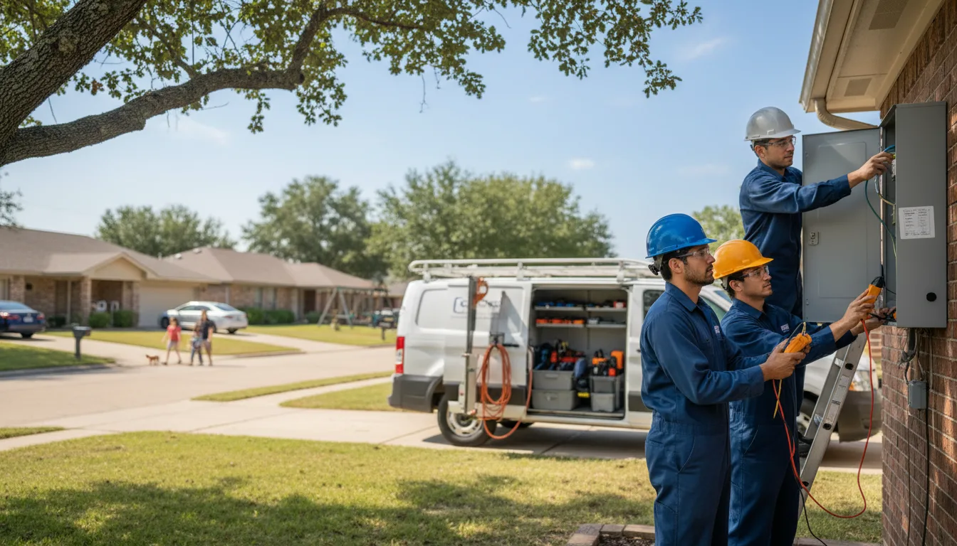 Certified electrician providing emergency electrical services in New Brockton, AL